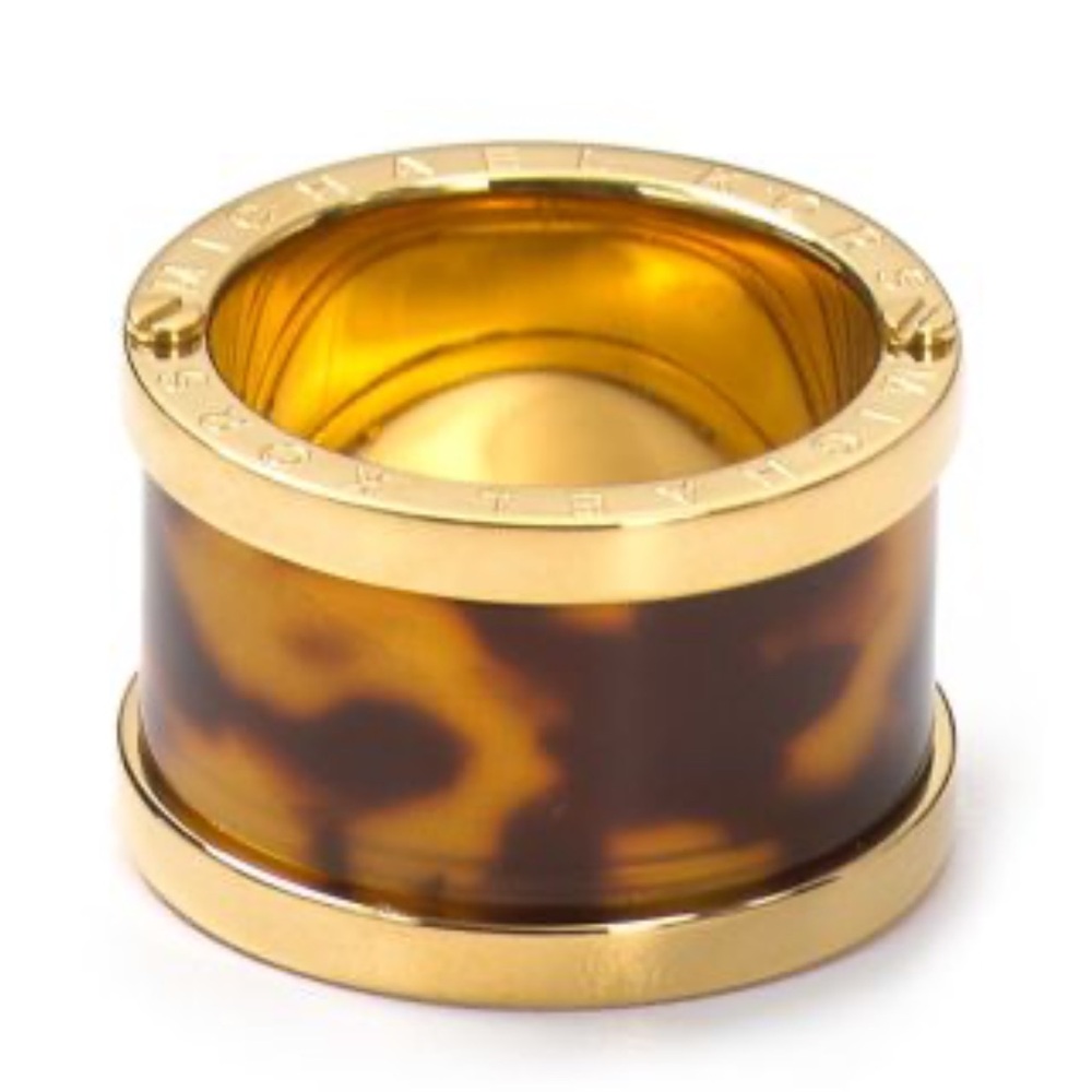 Michael Kors Tortoise Barrel Ring